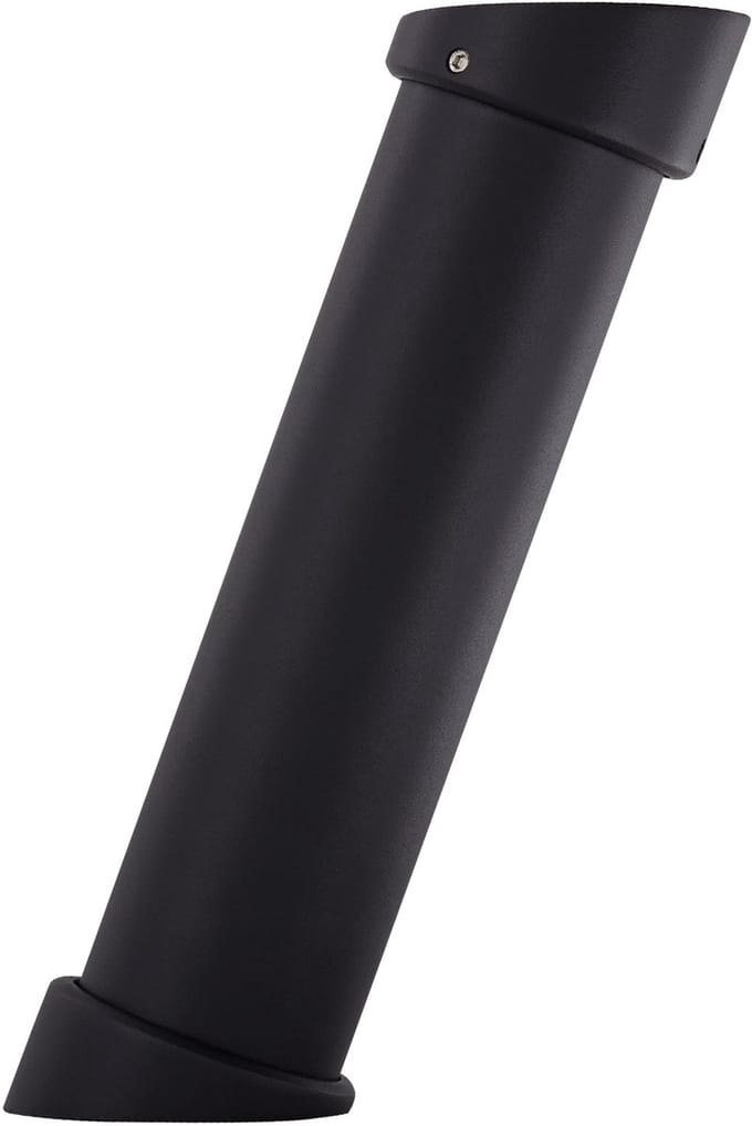 Barconsole schuin 21° hoogte 200 mm / Ø 50 mm zwarte counterbasis barconsole counterbasis van SOTECH