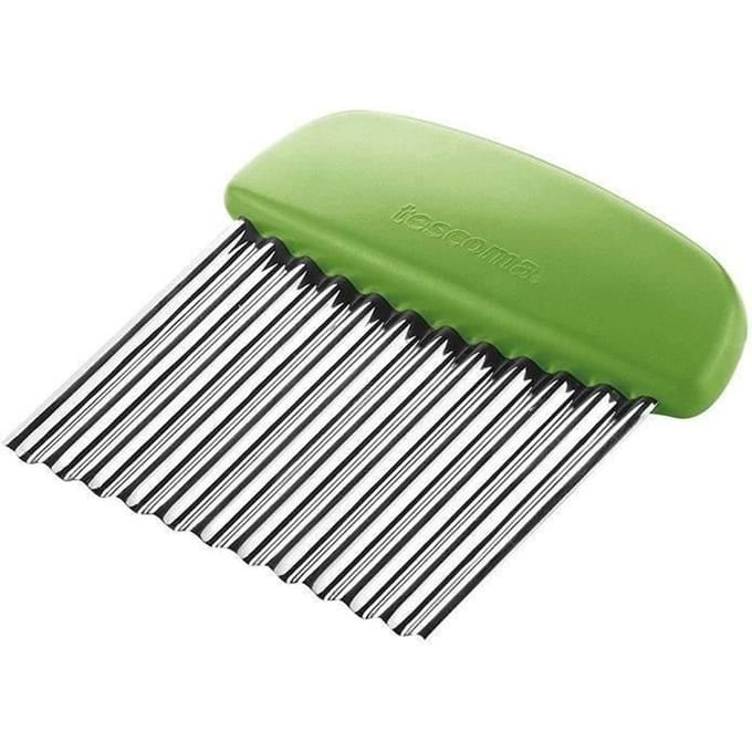 Découpe légumes - Presto - Modèle ondulé - Acier inoxydable - 100 mm x 100 mm - 1 pièce