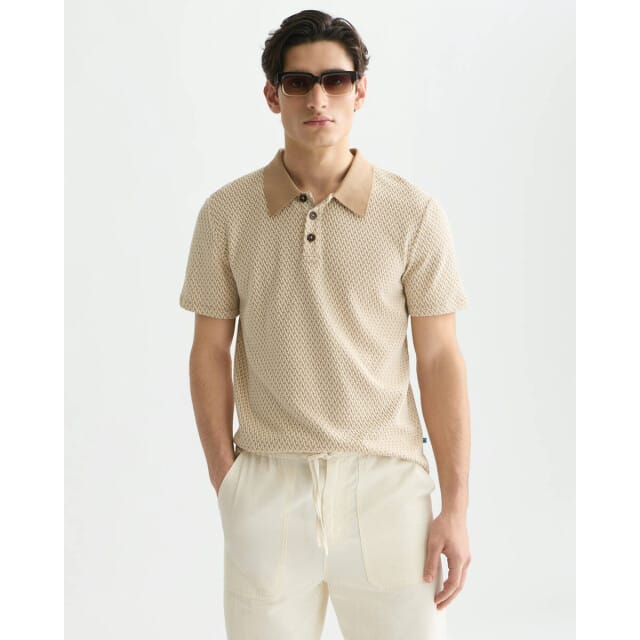Scotch & Soda Jacquard Relaxedfit Polo