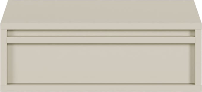 Selsey Evo - Wand nachtkastje 50 cm - Grijs beige