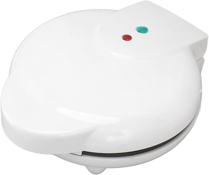 Donutmaker - Mini bakmachine - Thuis bakken - Antiaanbaklaag - 27 x 24 x 13 cm - Wit