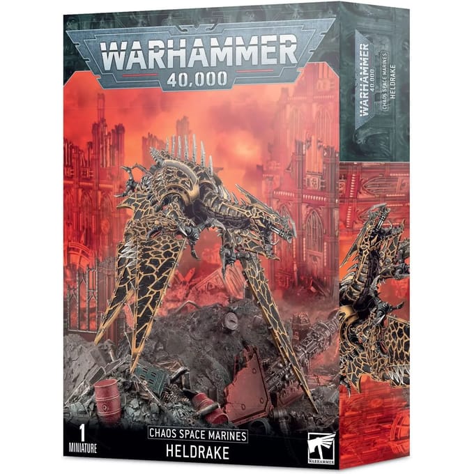 Figurine Games Workshop Warhammer 40k - Space Marine du Chaos Heldrake