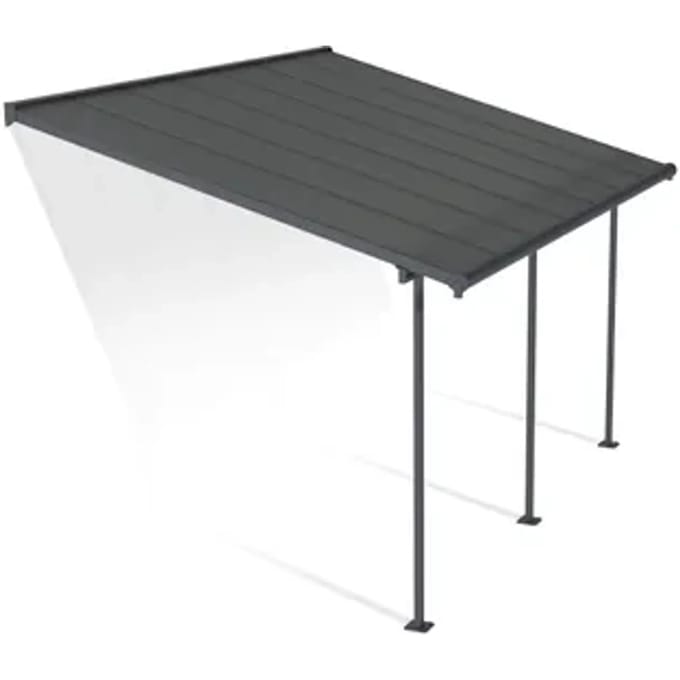 Palram - Canopia | Capri 434x295x299cm Terrasoverkapping Grijs