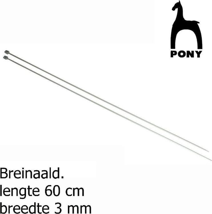 Pony Breinaalden 60cm
