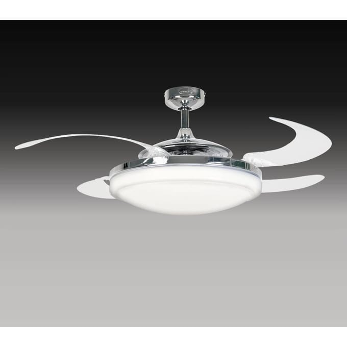 Beacon Lighting Plafondventilator Fanaway Evo 2 met licht chroom stil