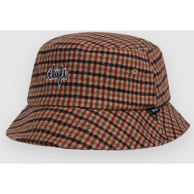 HUF Watson Tweed Bucket Hat bruin