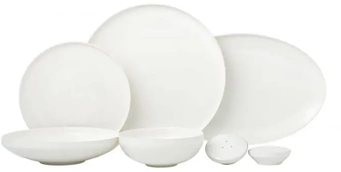 Bricard Canet Serviesset - 27-delig - Wit - Porselein