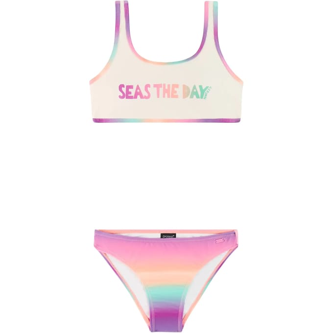 Protest PRTAline JR - Bikini set Meisjes - Normale pasvorm - Uitneembare vulling - Oranje