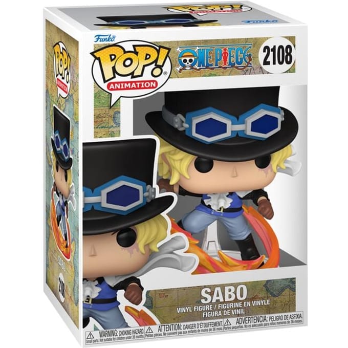 One Piece Sabo (Pop! Animation) vinylfiguur 2108 Unisex Funko Pop! - Neutraal - Standard