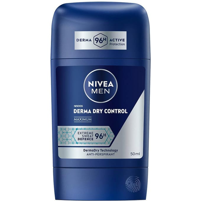 Nivea Men Derma Dry Control Anti-Transpirant Deodorant 96H 50 ml