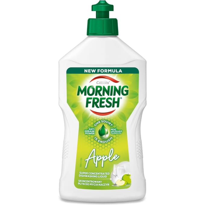 Cussons Morning Fresh Geconcentreerd Afwasmiddel - Appel 400 Ml