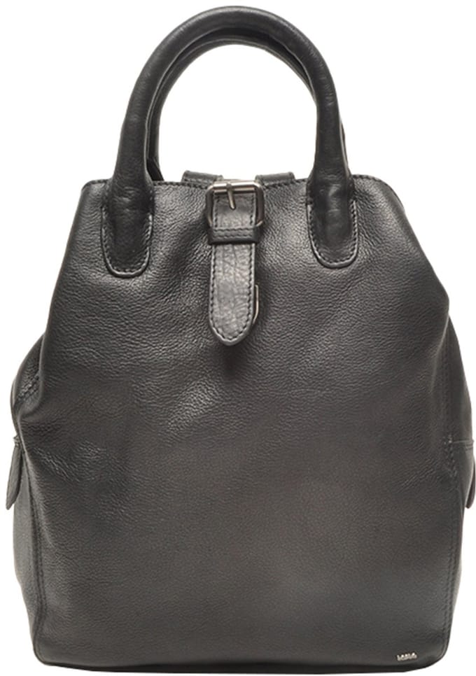 Berba | Lucca | Rugtas | 10 Liter | Dames | Zwart | Leer