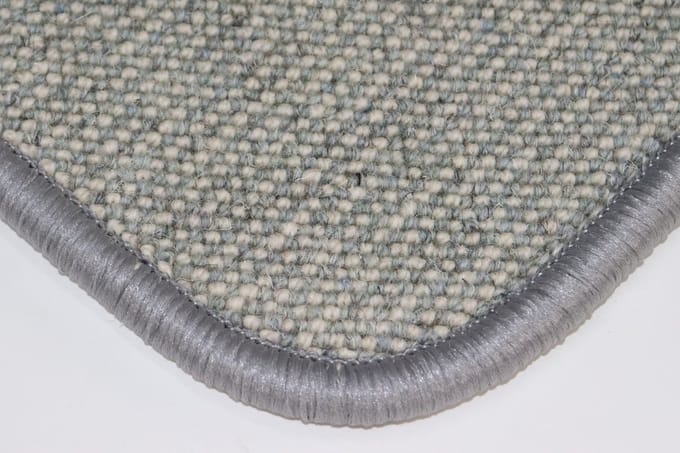 PRIMA - Wollen Vloerkleed - Diva - deurmat - mint - blauw - ecru - 60x90cm