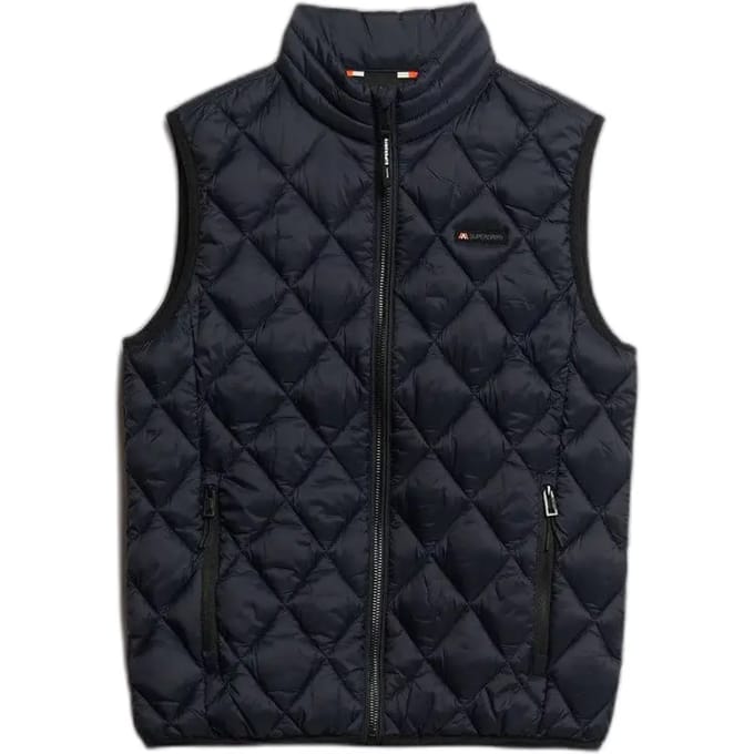 Superdry Diamond Quilt Fuji Lite Bodywarmer Heren - Maat L