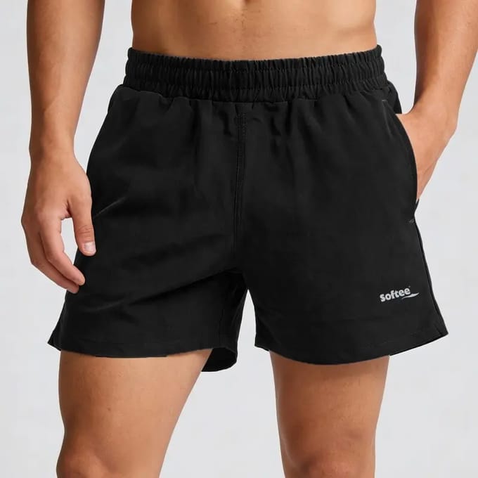 Softee Boomshort zwart - S