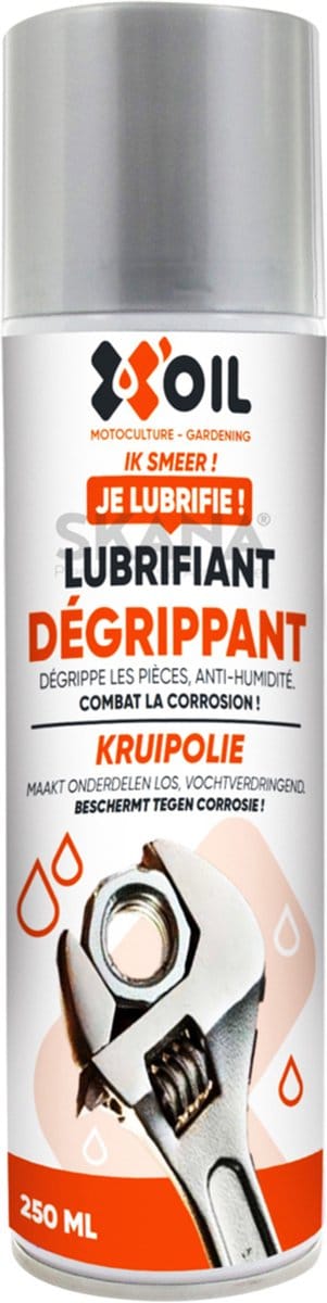 Kruipolie X'OIL. Inhoud 250ml.