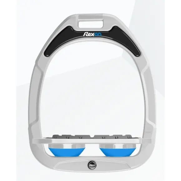 Platte Grip Bovenklap Wit/Grijs/Blauw Flex-On Green Composite