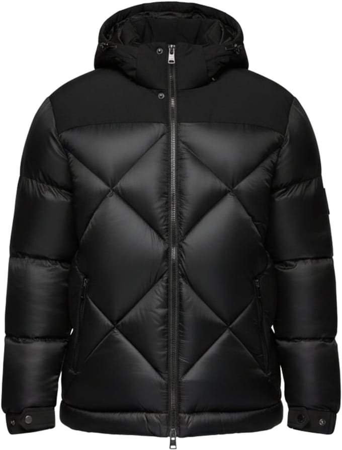 OMBRE Jas - Regular Fit - Lange Mouw - Rits Zwart S