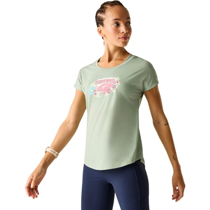 Dare 2B Dames Serenity Caravan T-shirt (Glacier Groen)
