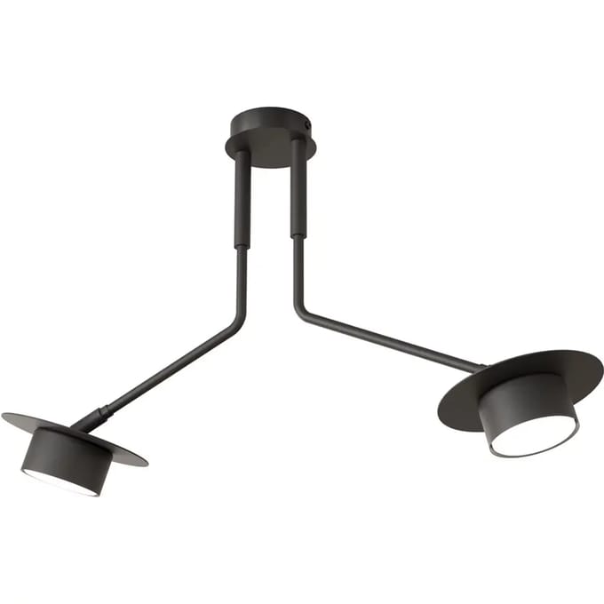 Plafondlamp met 2 lampen Emibig Lighting Mizu