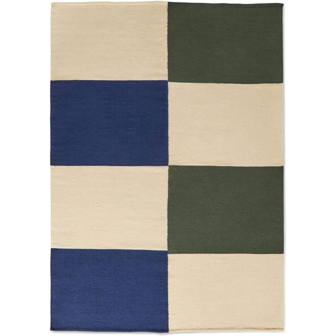HAY Ethan Cook Flat Works Vloerkleed 240 x 170 cm - peach green check