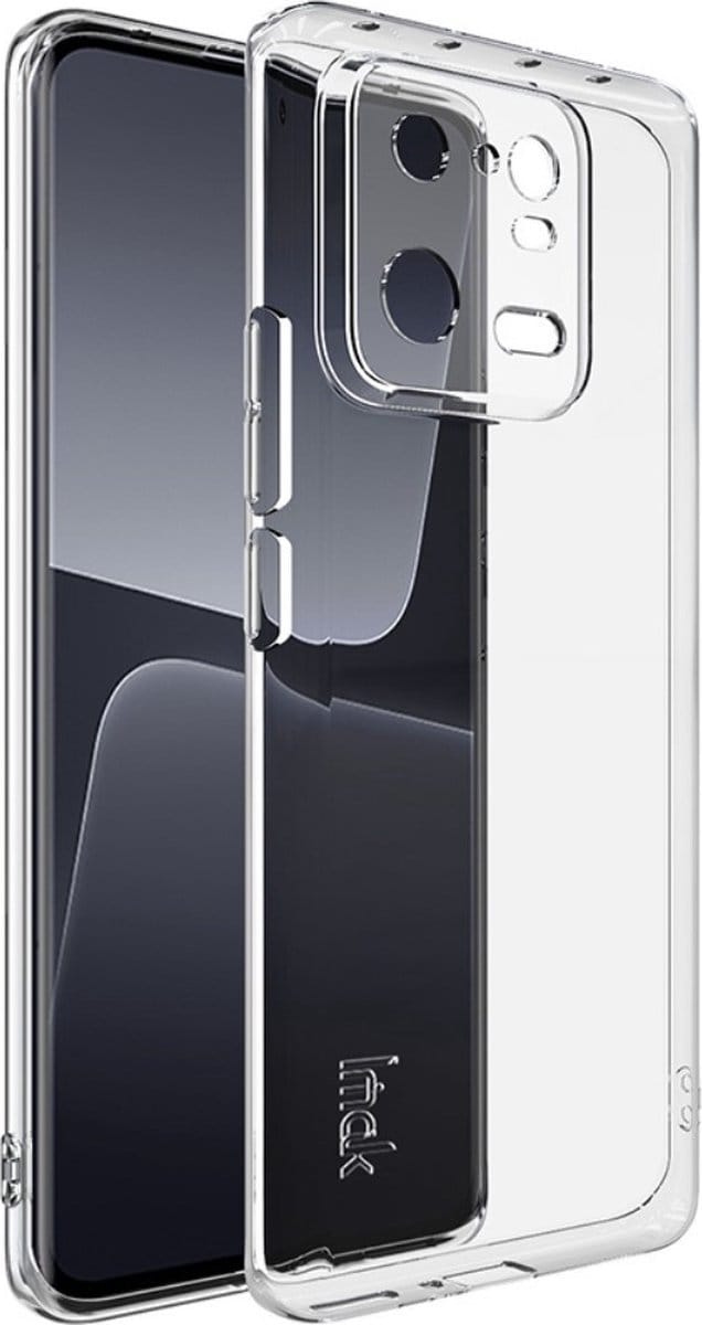 Lunso - Geschikt voor Xiaomi 13 Pro - TPU Backcover hoes - Transparant