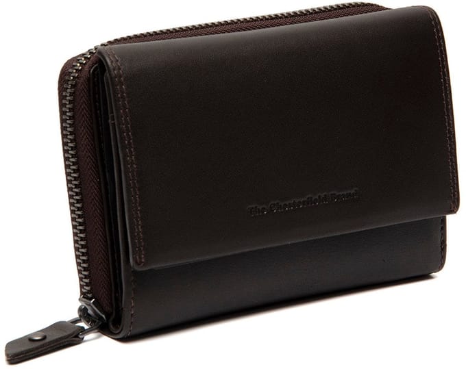 The Chesterfield Brand portemonnee Aldra Wallet Brown donkerbruin