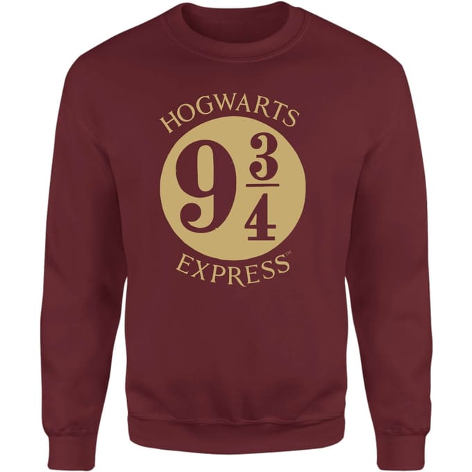 Harry Potter Platform Sweatshirt - Burgundy - S