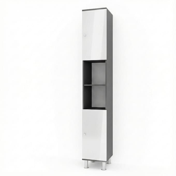 Vicco Fynn Badkamerkast – 30 x 190 cm Antraciet