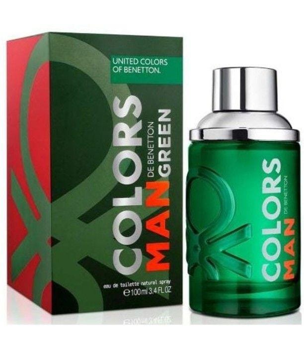 Benetton Colors Man Green Eau De Toilette Spray 100ml