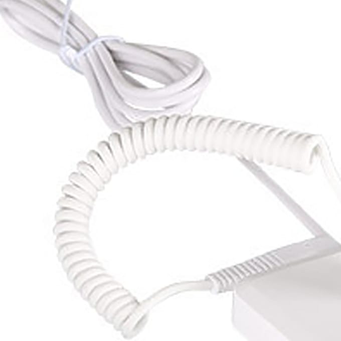Diefstalbestendige Displaystandaard 2 in 1 Veilig Opladen Stevige Verbinding Diefstalbestendige Beveiligingsdisplayhouder white