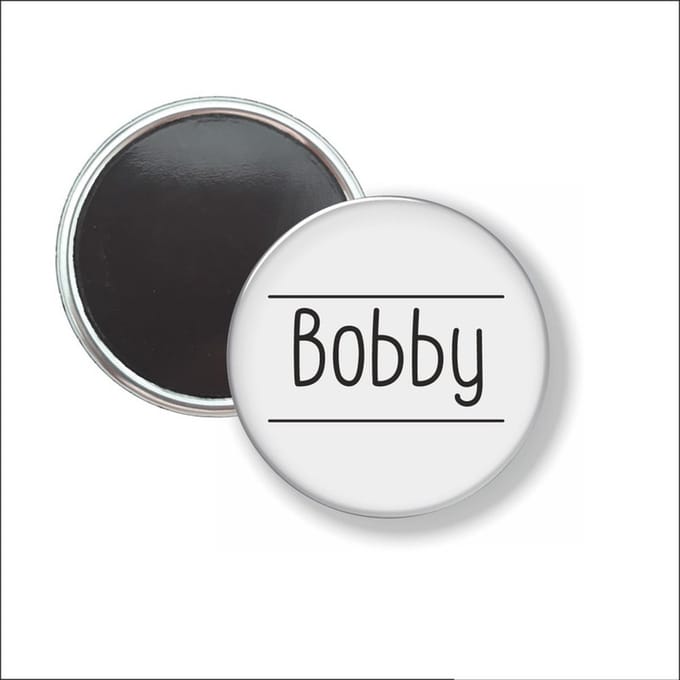 Button Met Magneet 58 MM - Bobby - NIET VOOR KLEDING