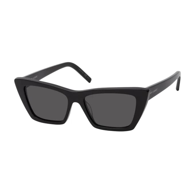 Saint Laurent Acetaat Mode Vlinder Zonnebril Unisex Zonnebril Zwart SL276-MICA-001 Basic Packaging-Eyeglass Case