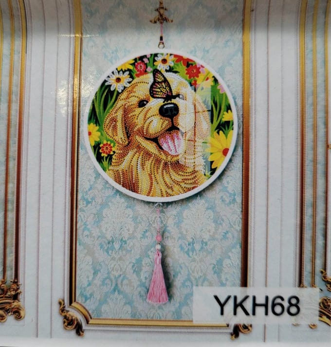 Diamond painting raamdecoratie