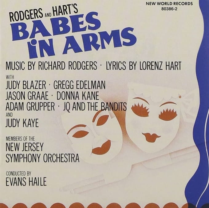 Members Of New Jersey Symphony Orchestra, Evans Haile - Rodgers & Hart: Babes In Arms (CD)
