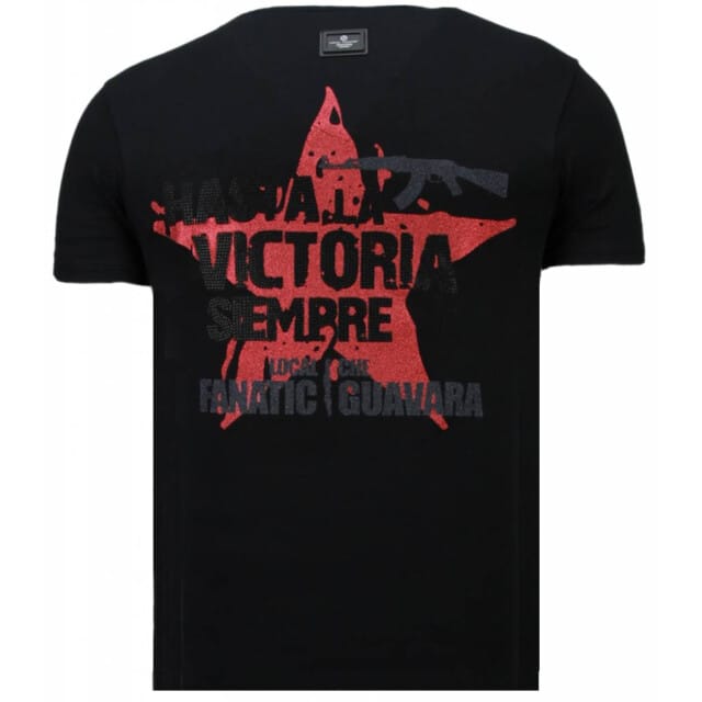 Local Fanatic Che guevara comandante rhinestone t-shirt