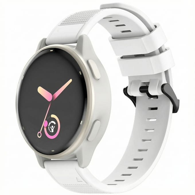 imoshion QuickFit® Siliconen bandje - Garmin 22 mm aansluiting - Wit