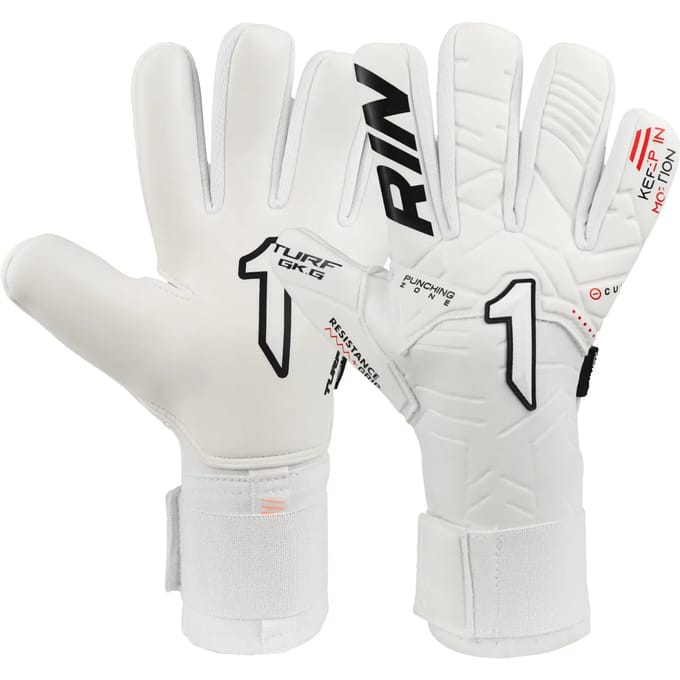 Rinat Kratos Turf Basic Junior Keepershandschoenen Wit 4 Kinderen
