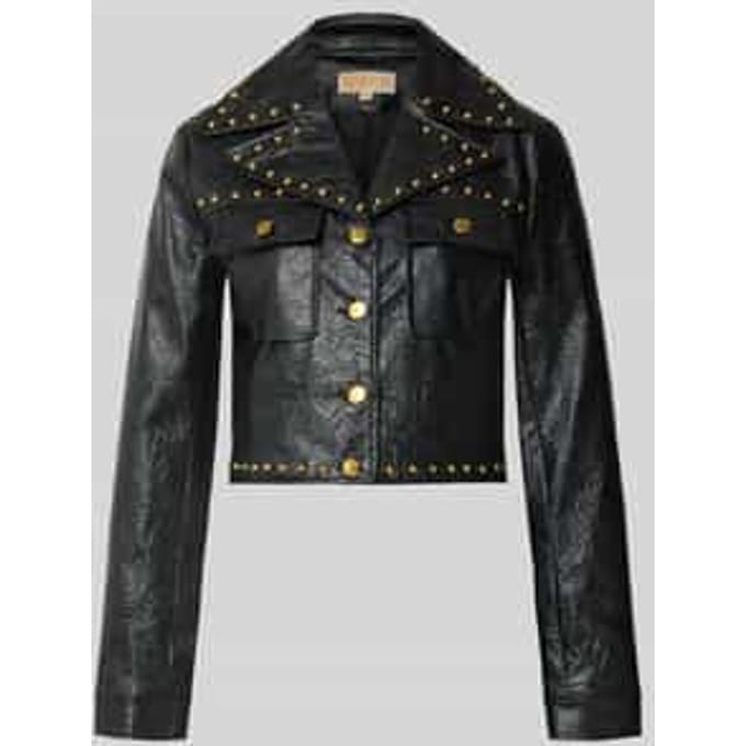 Leren Jas MICHAEL Michael Kors STUDDED FX LEATHER JKT