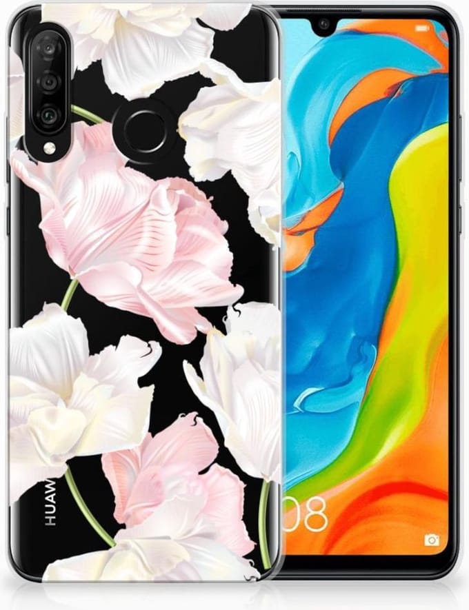Huawei P30 Lite TPU Case Lovely Flowers