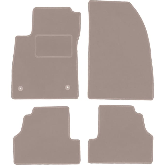 Beige velours vloermatten voor: Chevrolet Trax crossover (2013-)