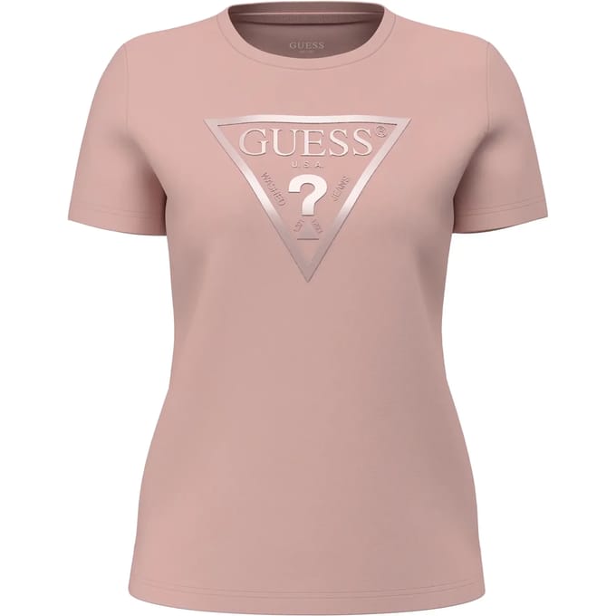 T-shirt dames Guess New Cn Basic Triangle