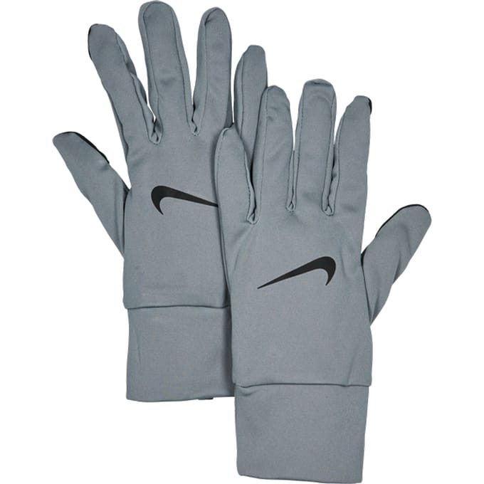 Nike fleece Handschoenen & Sjaals Unisex - Grijs - Maat 34 - 38 - Poly (Polyester)