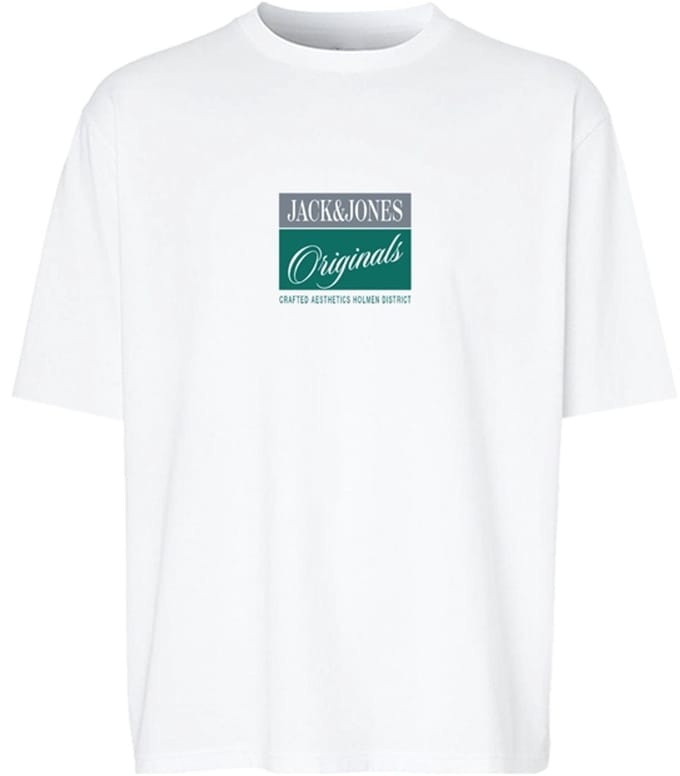 JACK&JONES - JORHYERES FRONT SS CREW NECK FST PLS - Heren T-shirts