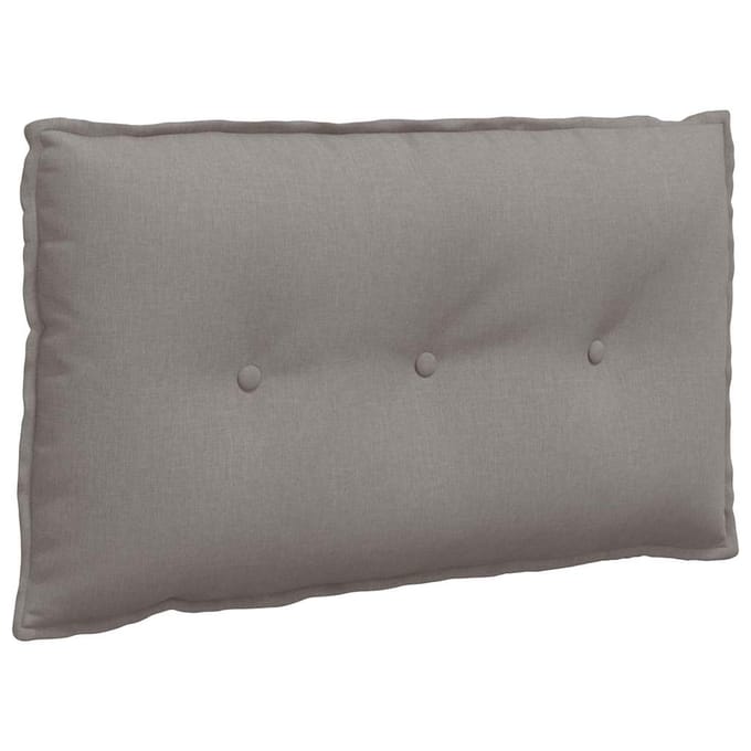 vidaXL - Rugkussen - Taupe - 200 - x - 19 - x - 50 - cm - Stof