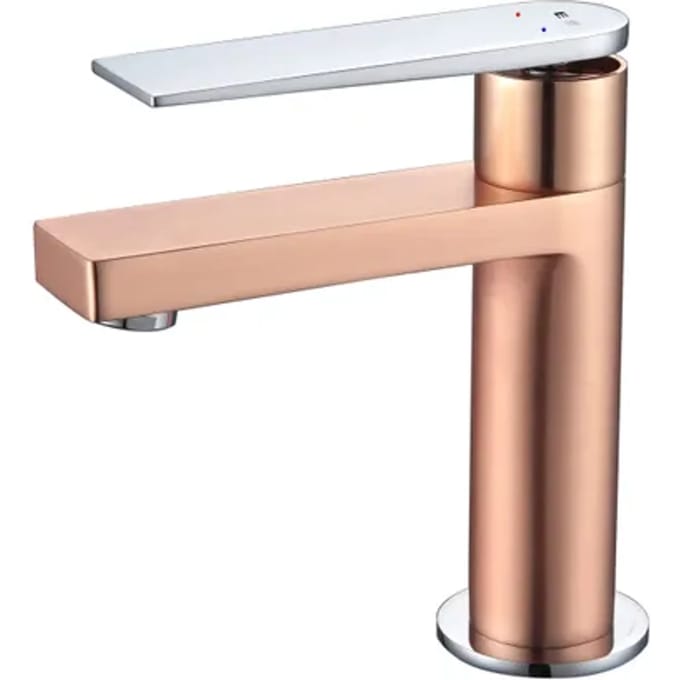 Essebagno Wastafelmengkraan Allure Roségoud/chroom