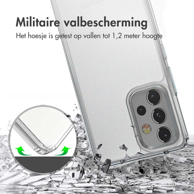 Accezz Hoesje - Geschikt voor Samsung Galaxy A53 - Xtreme Impact Backcover 2.0 - Transparant