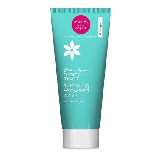 Aroma Magic Hydrating Seaweed Multi-use Face Pack| with lotus leaf, Vitamin C & E | For Instant Hydration| | Detoxify, Oxygenate|100gm Pack of 1 blue