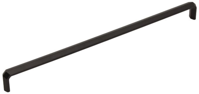 Gamet UU56 - Matzwarte Deurhendel - 320mm - Geometrisch Ontwerp