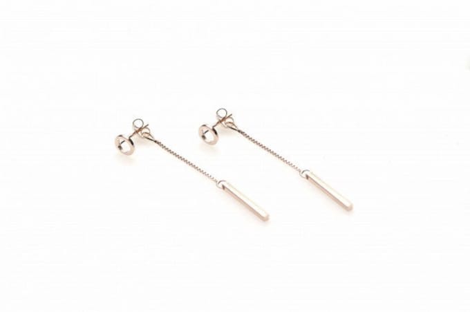Karma Pull Through oorbel M1815 Open Triangle